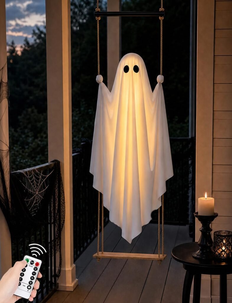 Joyehome 3.7FT Hanging Swing Ghost 