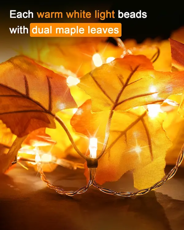 Luditek Fall Garland with Lights