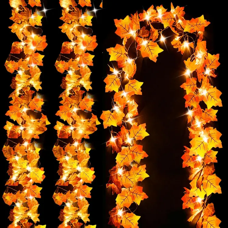 Luditek Fall Garland with Lights