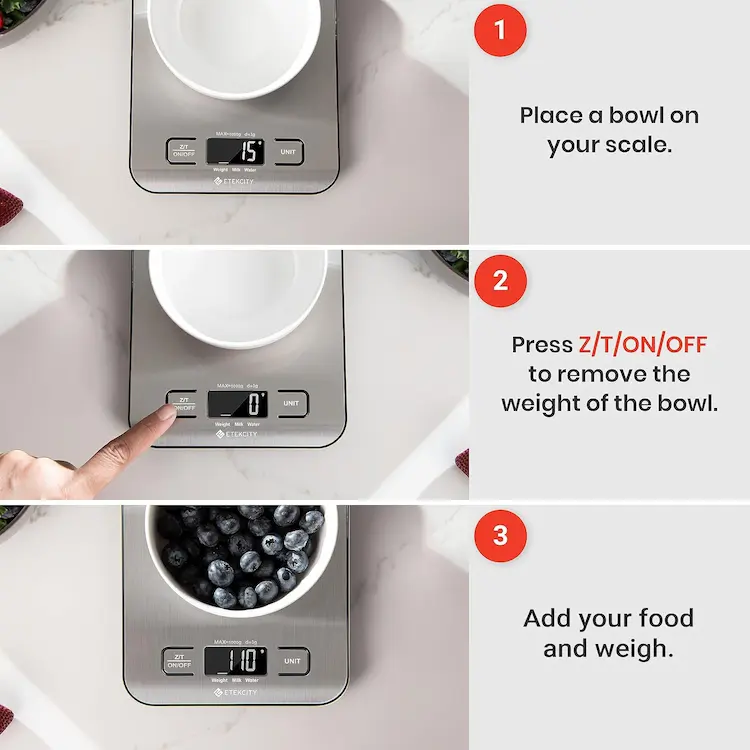 Etekcity Digital Kitchen Food Scale