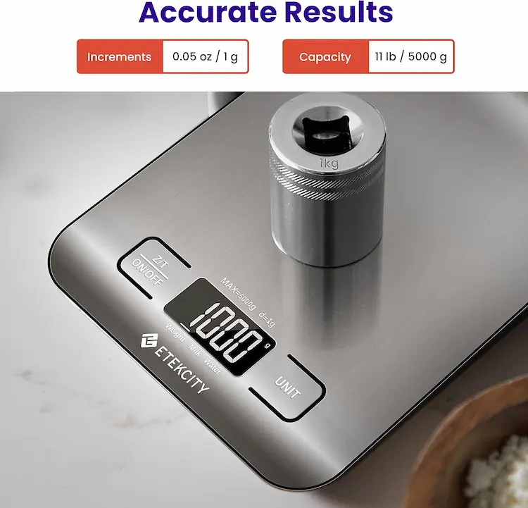 Etekcity Digital Kitchen Food Scale