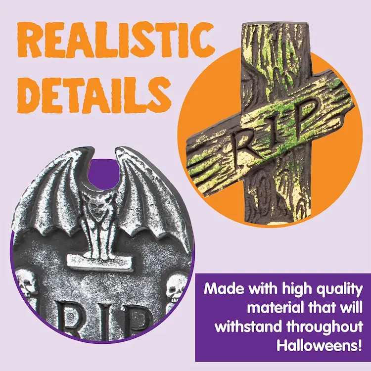 JOYIN Halloween Foam Tombstones
