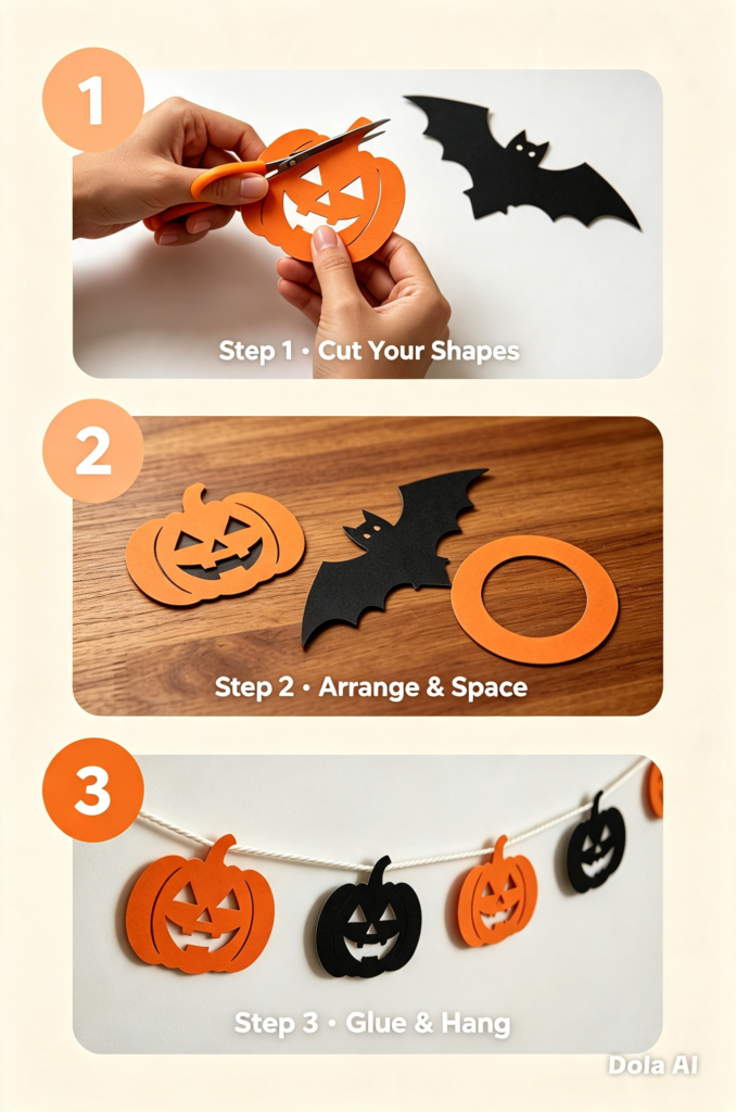 Minimalist Halloween Garland