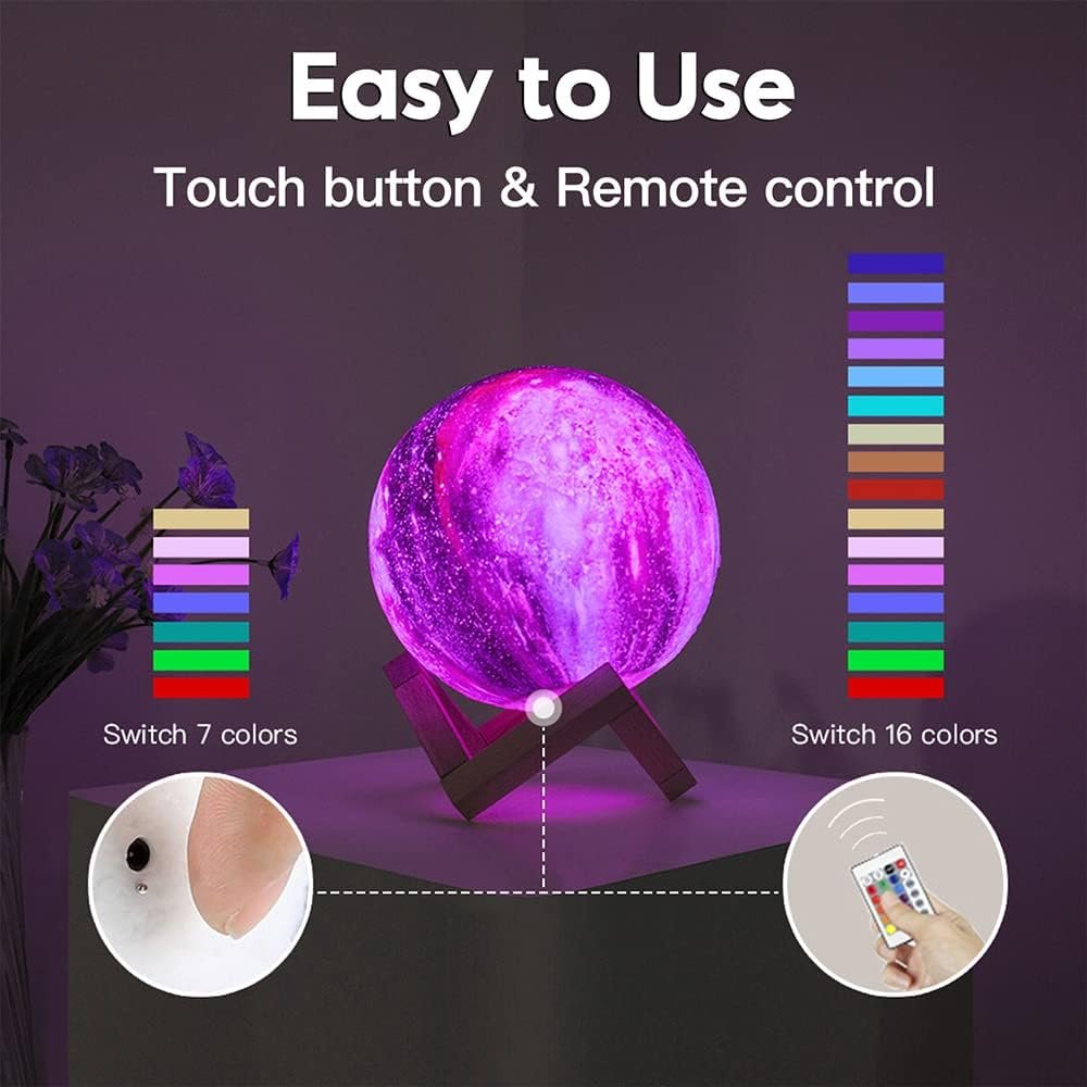 BRIGHTWORLD Moon Lamp