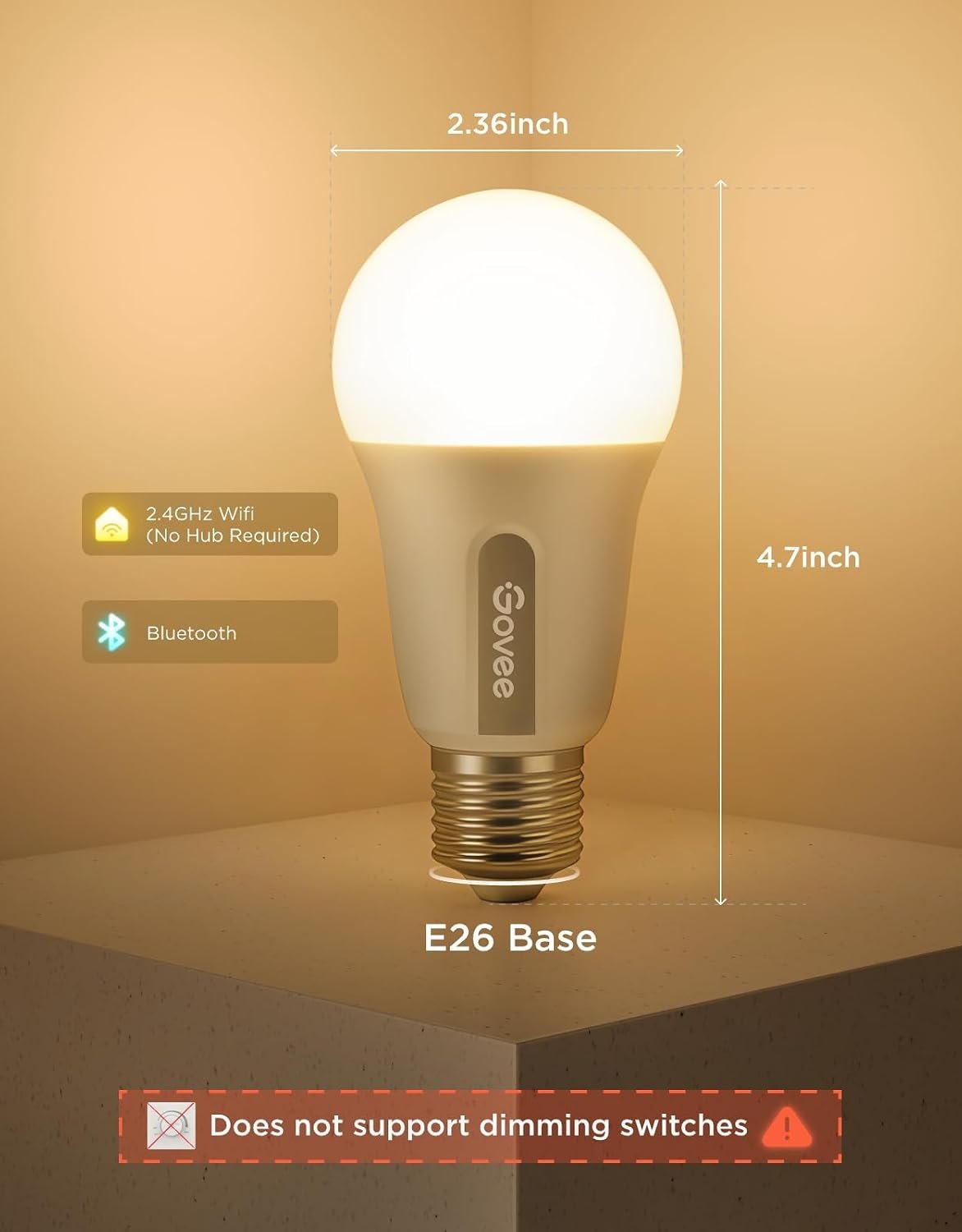  Govee Smart Light Bulbs