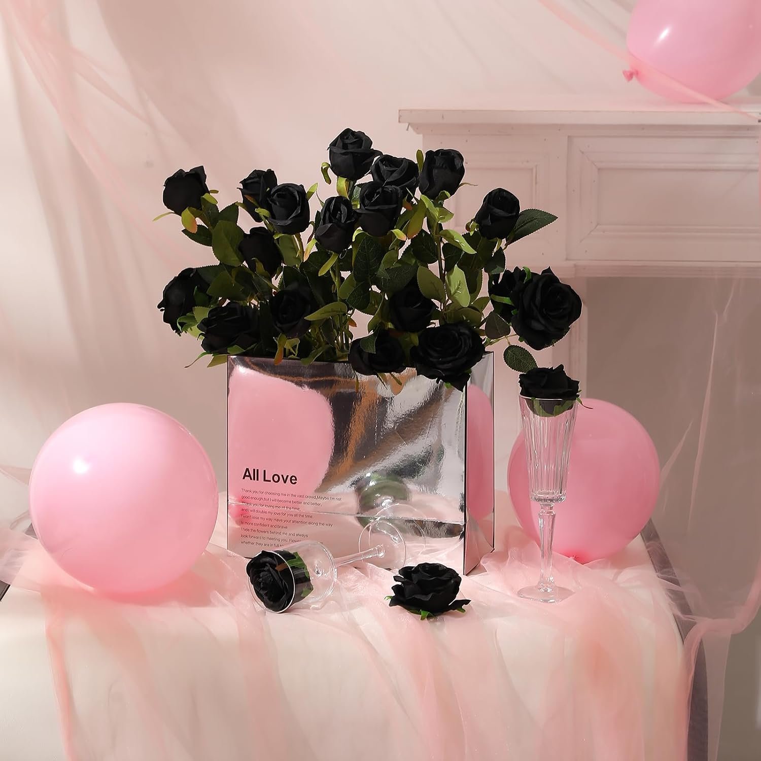  Hawesome Black Artificial Roses