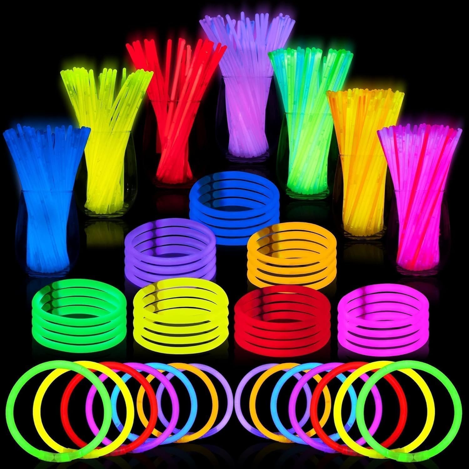 JOYIN 100 Pcs Glow Sticks