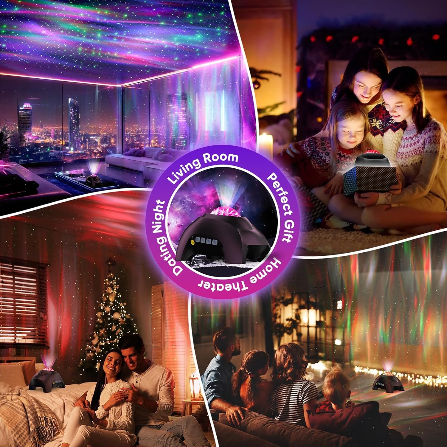 HODANS Northern Galaxy Aurora Projector