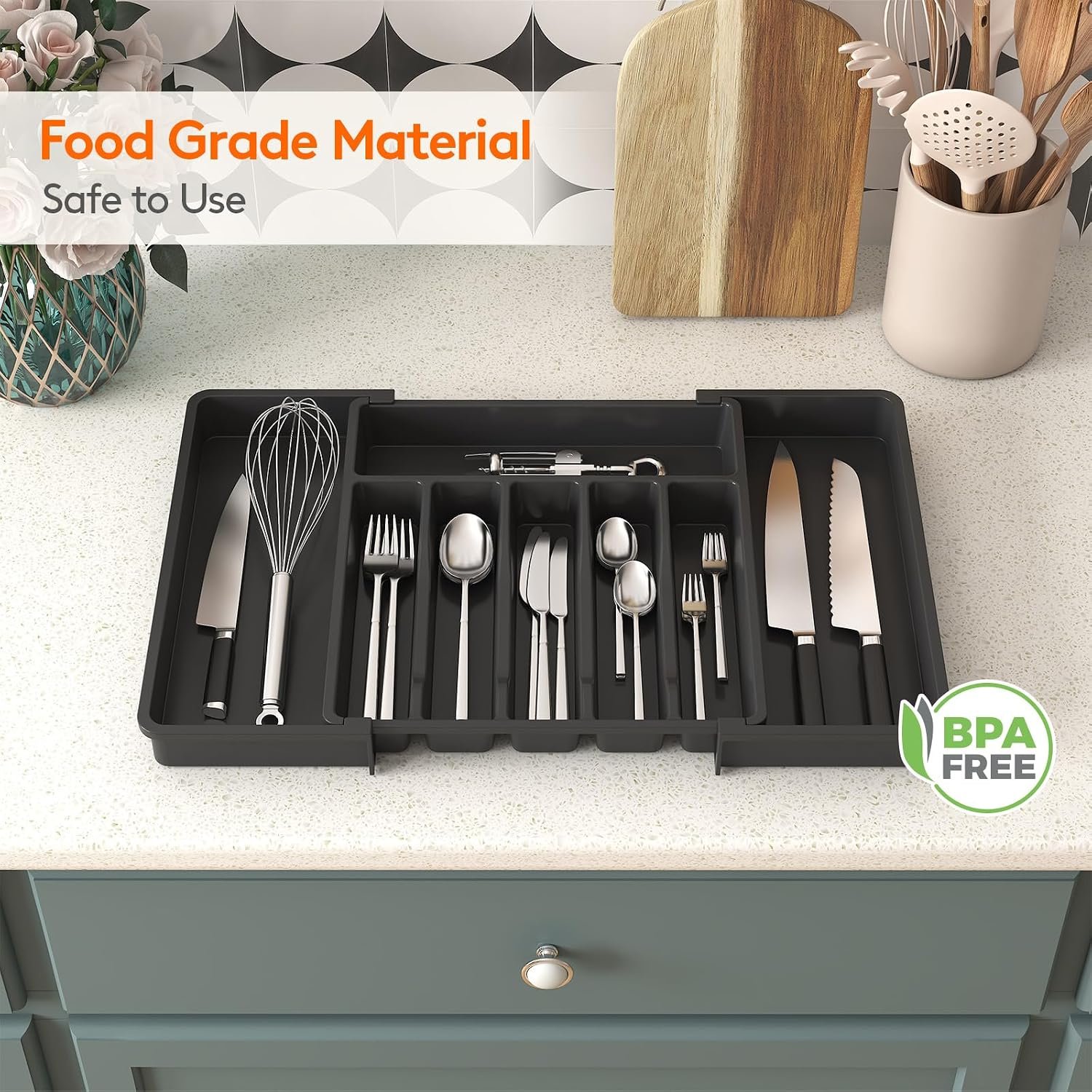 Lifewit Expandable Silverware Organizer