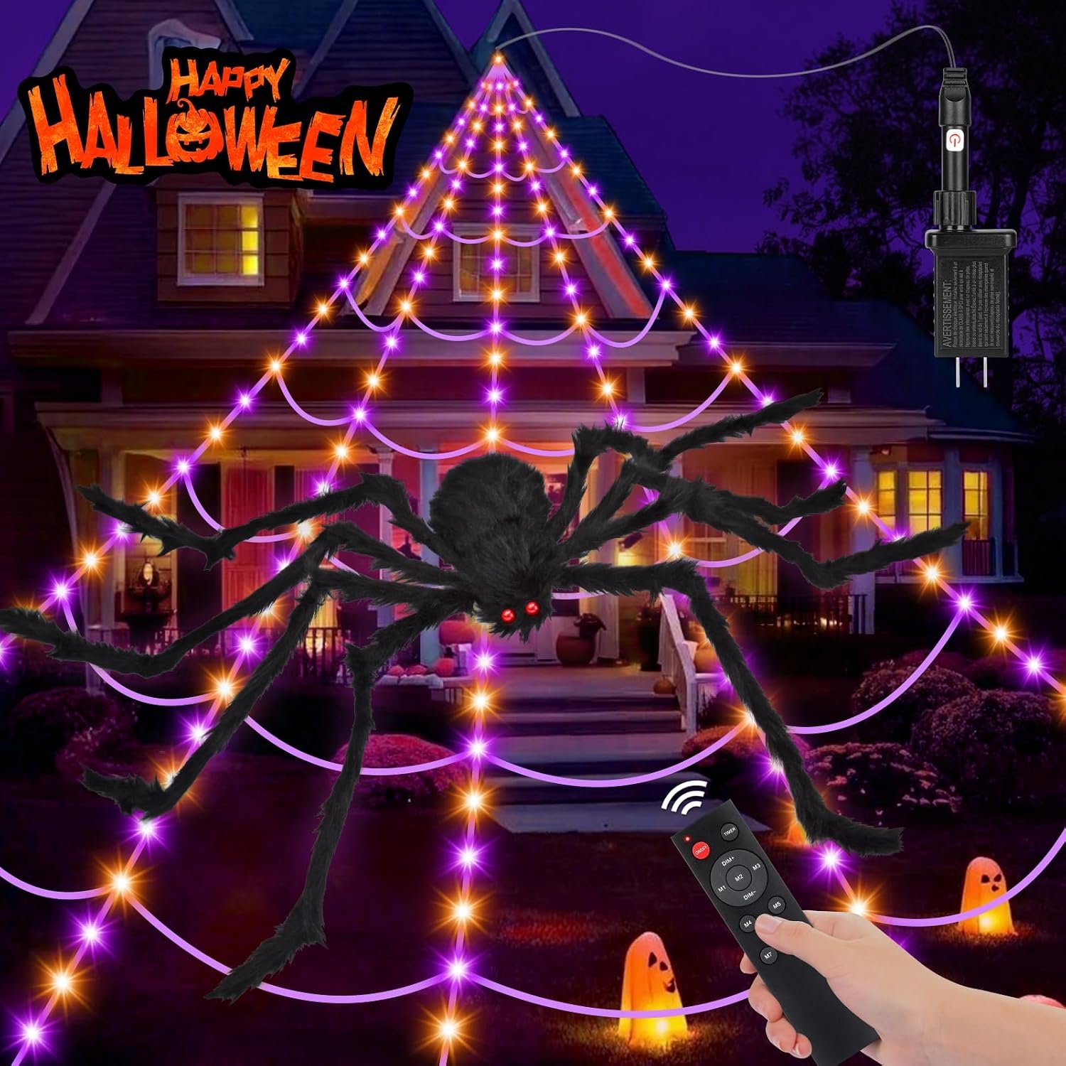 OCATO Spider Web Lights