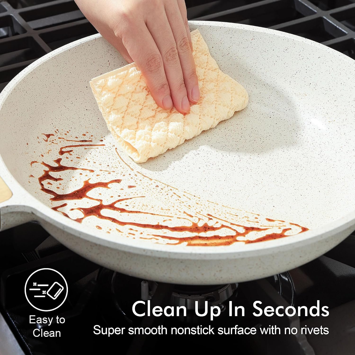 SENSARTE Ceramic Nonstick Frying Pan