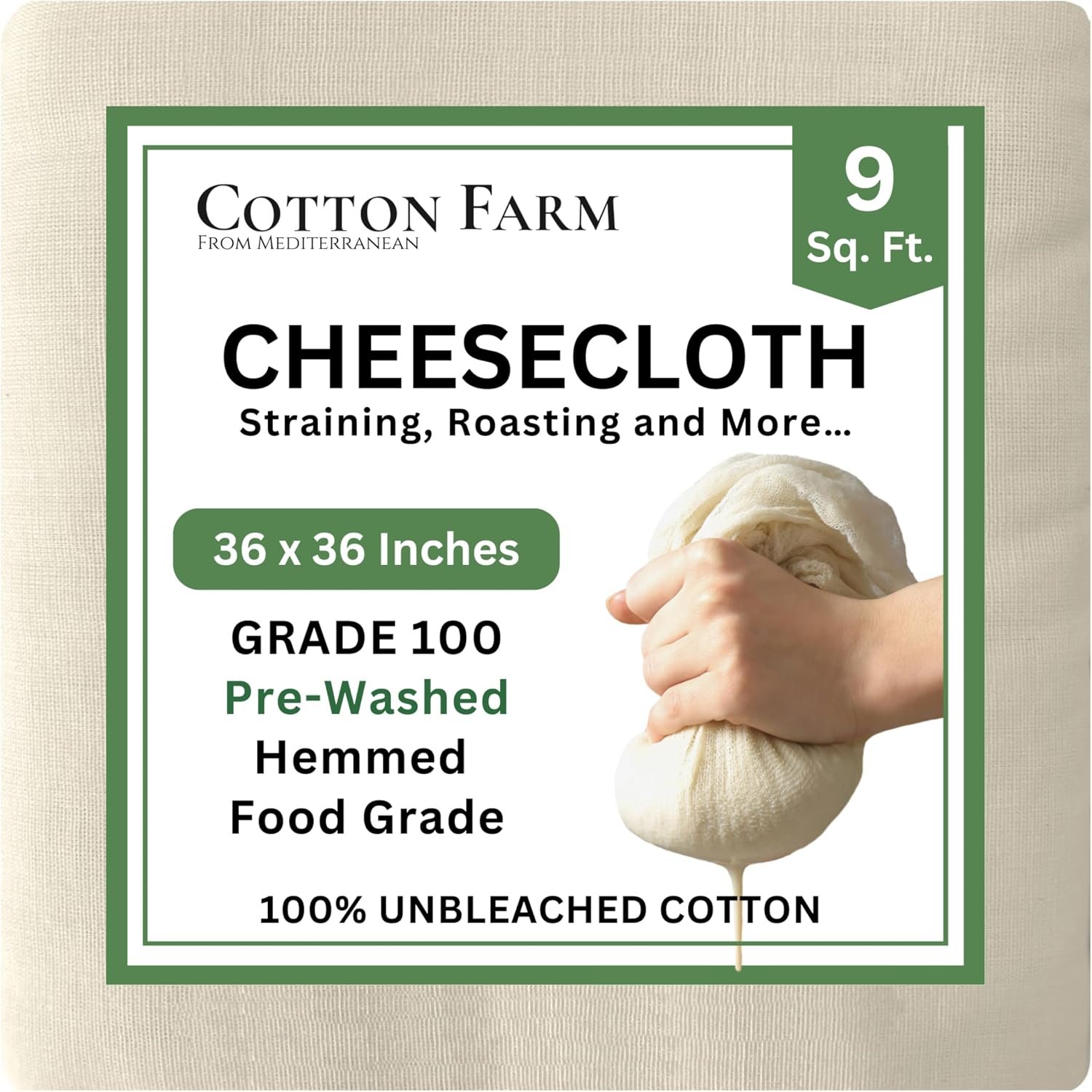 Cotton Farm Grade 100 Cheesecloth