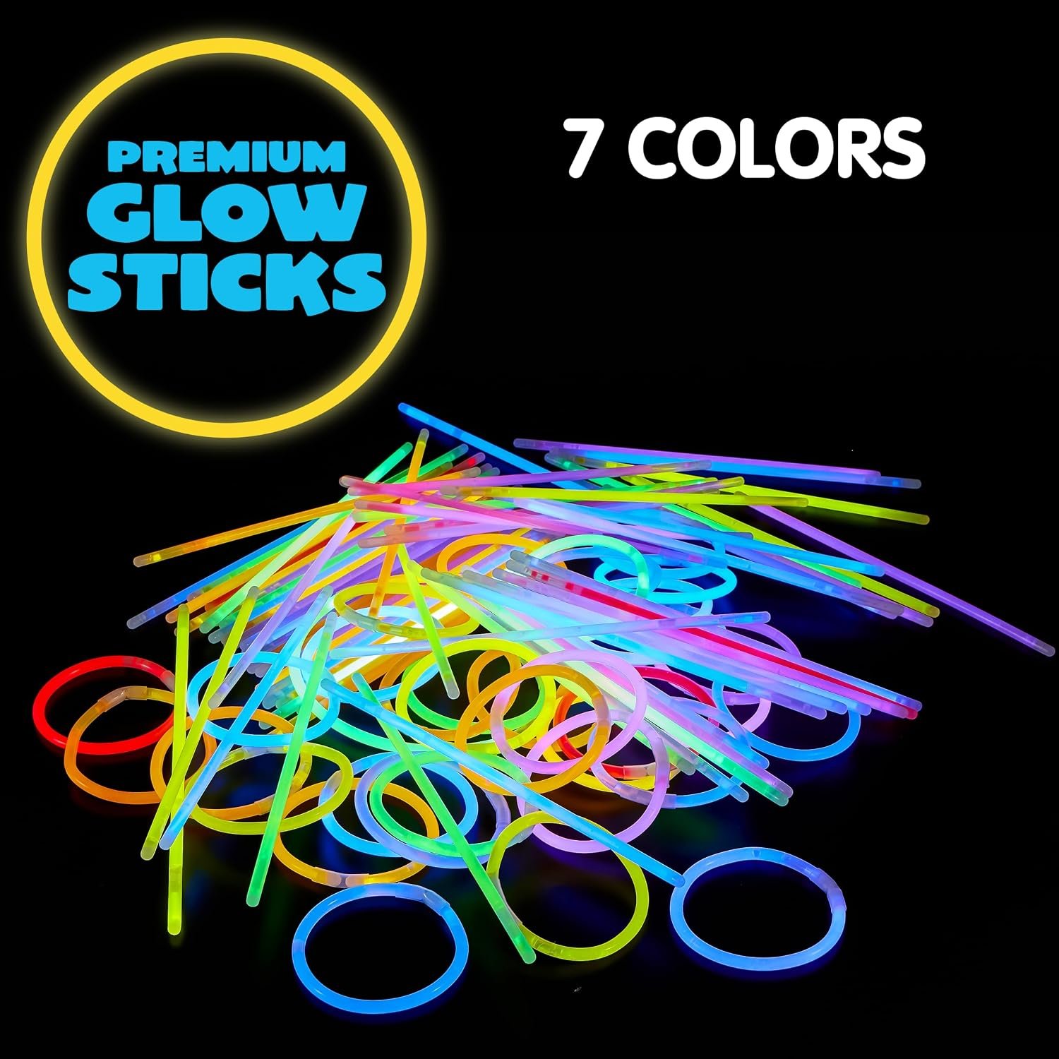 JOYIN 100 Pcs Glow Sticks