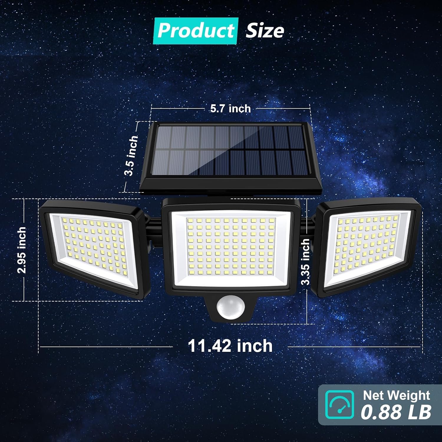 Tuffenough Solar Outdoor Lights 
