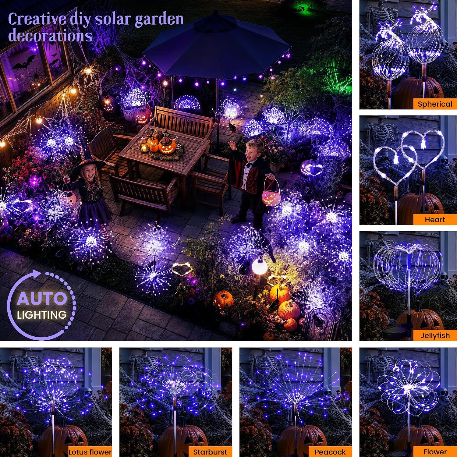 GIGALUMI Solar Firework Lights