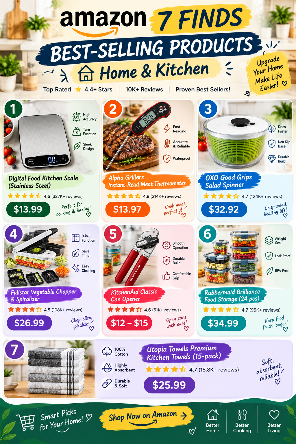 7 Amazon Home & Kitchen Best Sellers