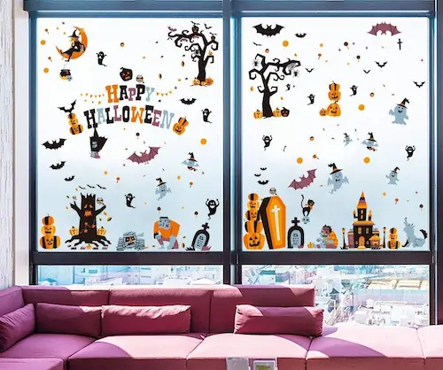 CCINEE Halloween Window Clings