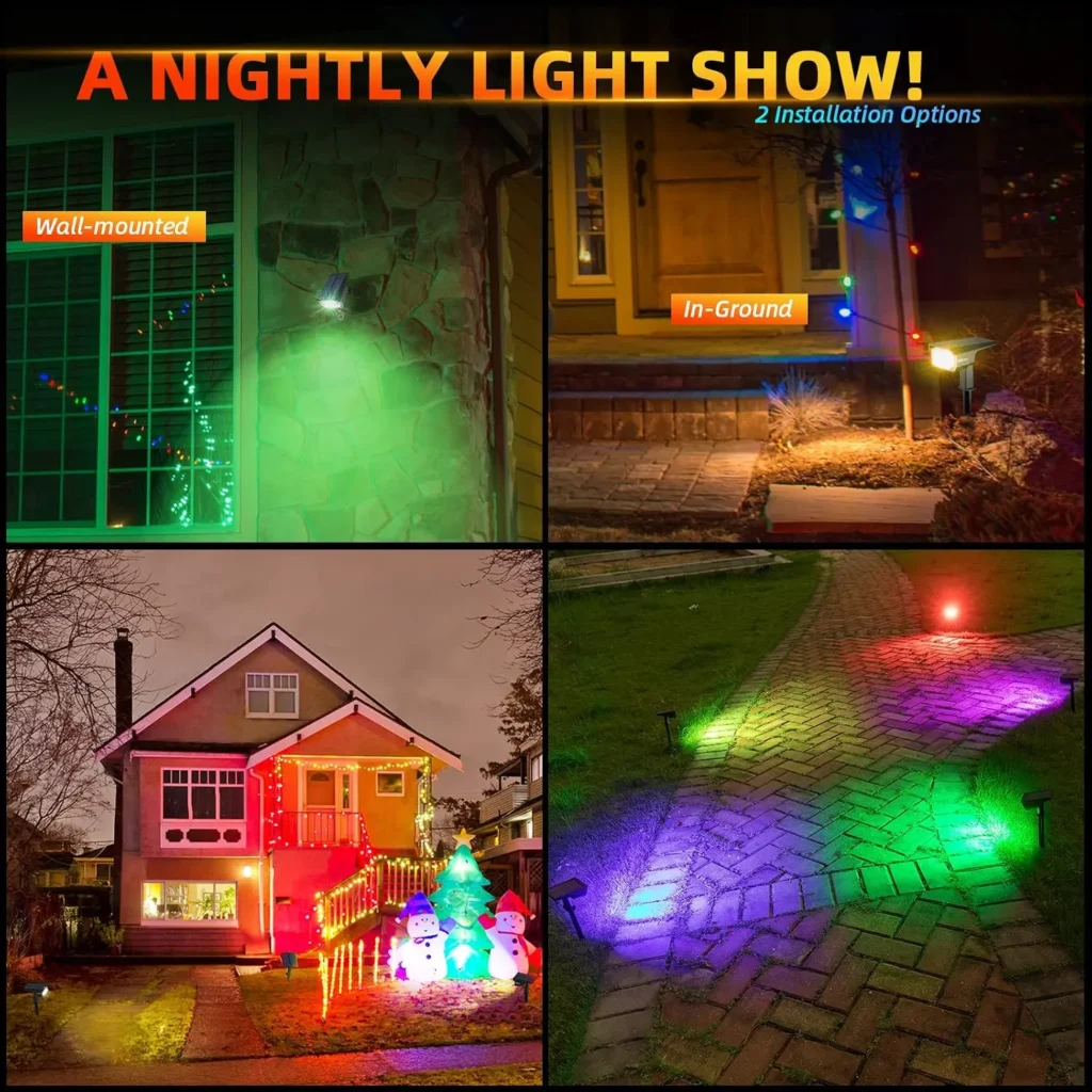 LEREKAM Solar Halloween Lights 