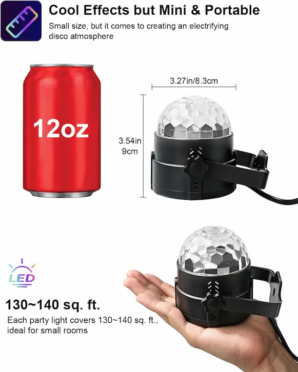 Luditek Sound Activated Party Lights