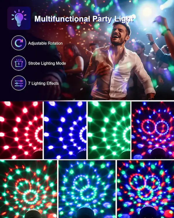 Luditek Sound Activated Party Lights