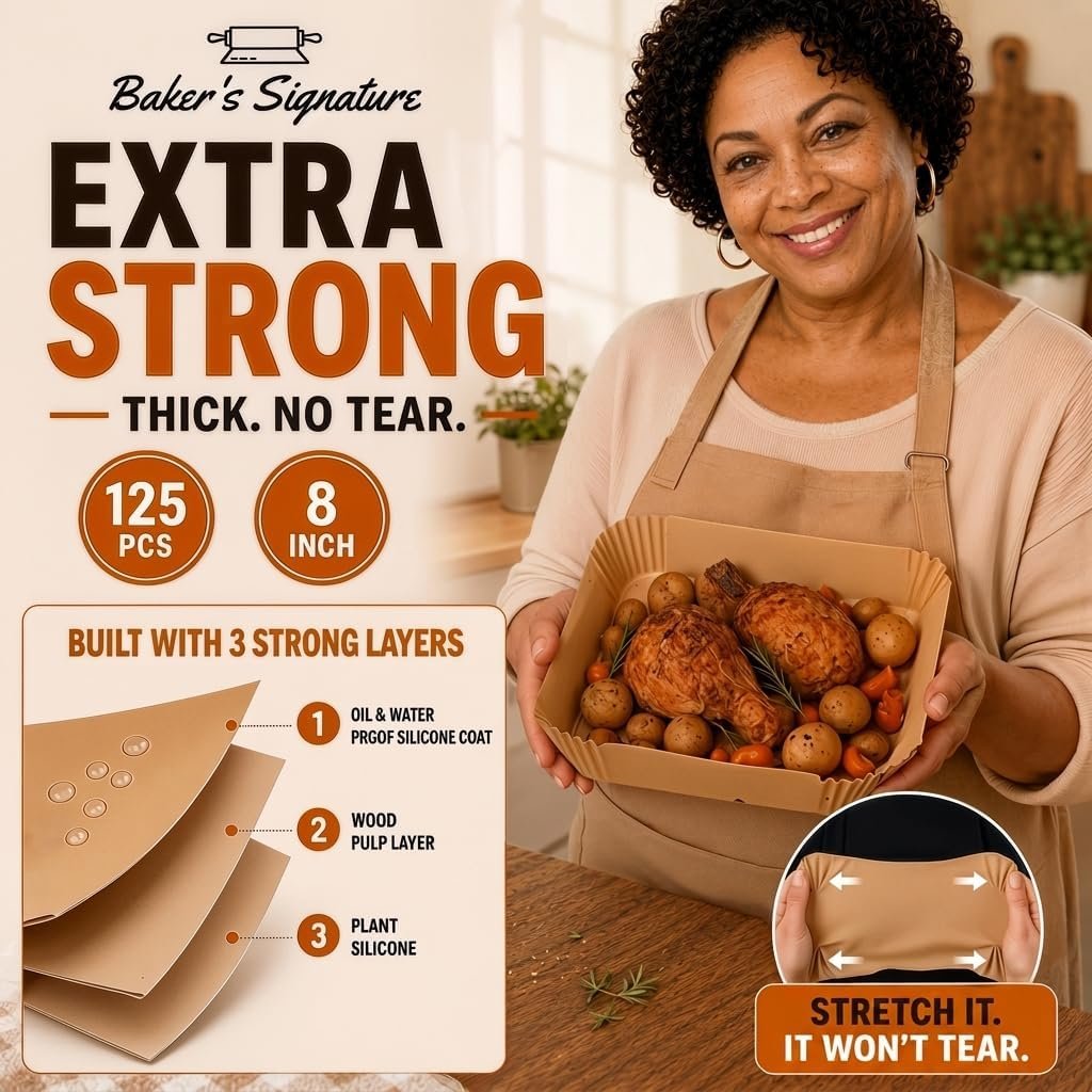Baker's Signature Air Fryer Liners 
