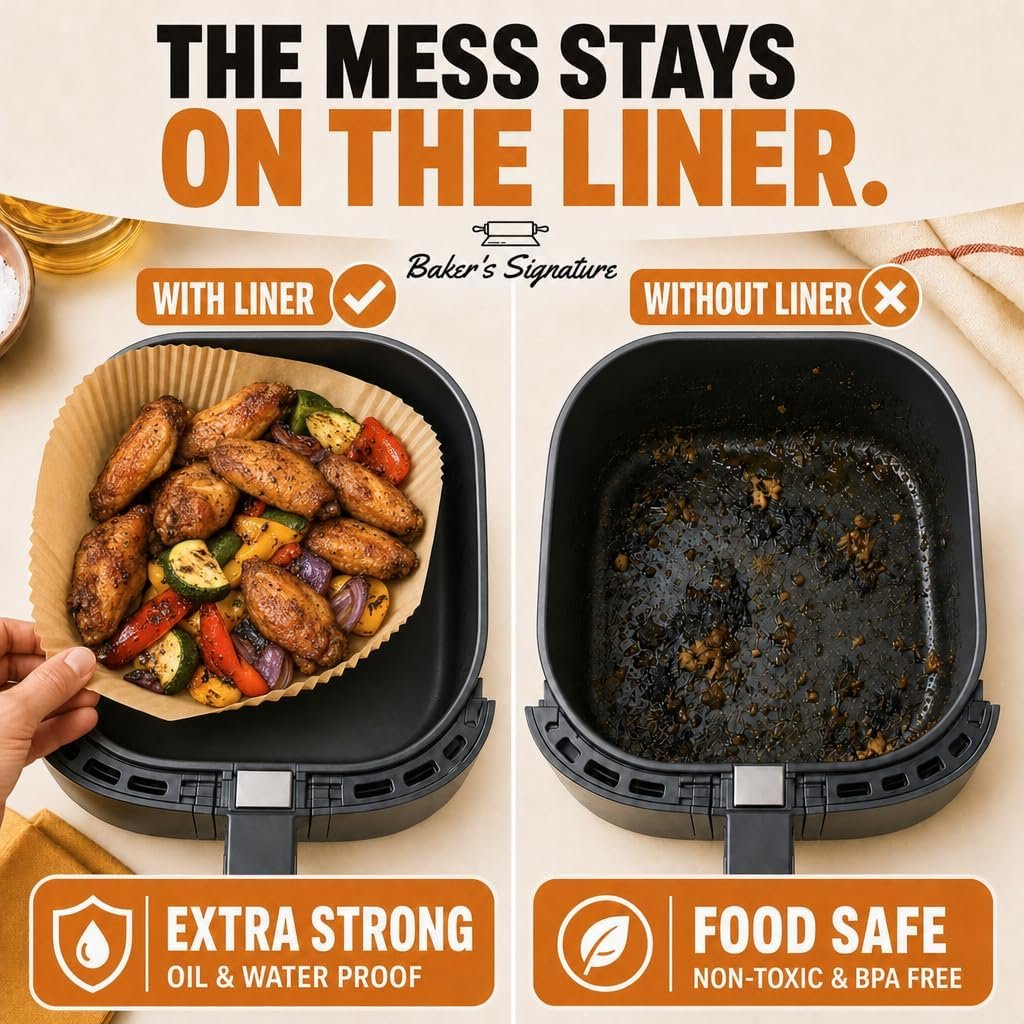Baker's Signature Air Fryer Liners 