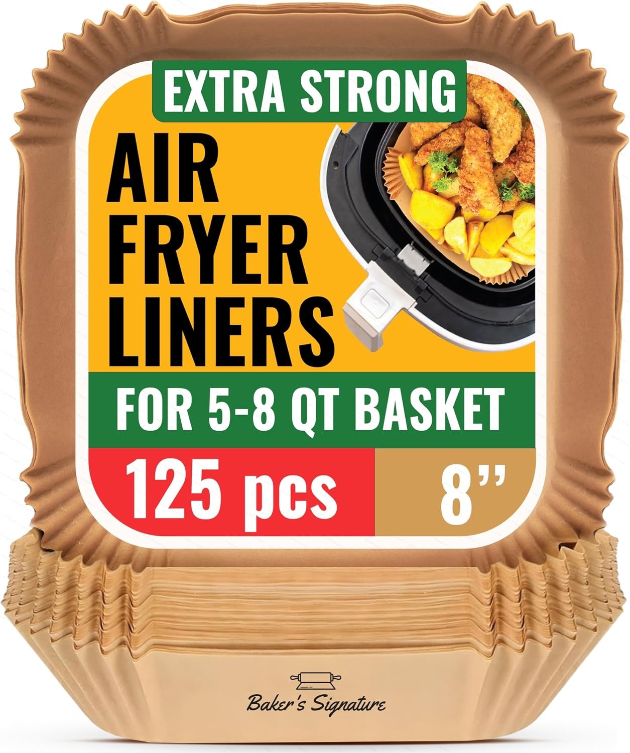Baker's Signature Air Fryer Liners 