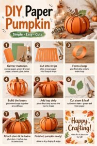 DIY Paper Pumpkin